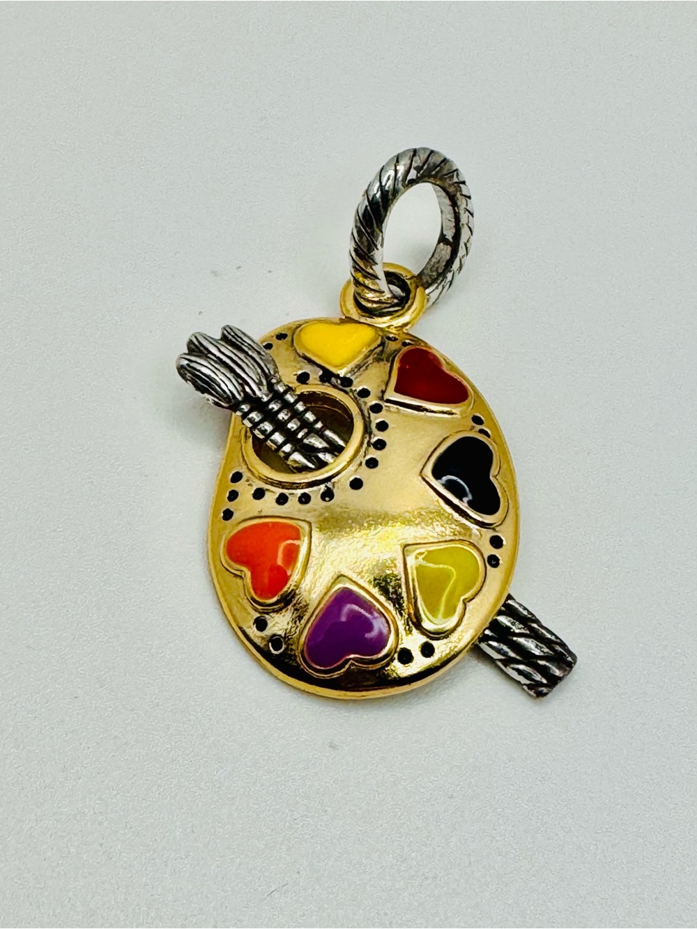 Brighton Colorful Painter Palette Charm
Art is Life Artist Palette Two Tone